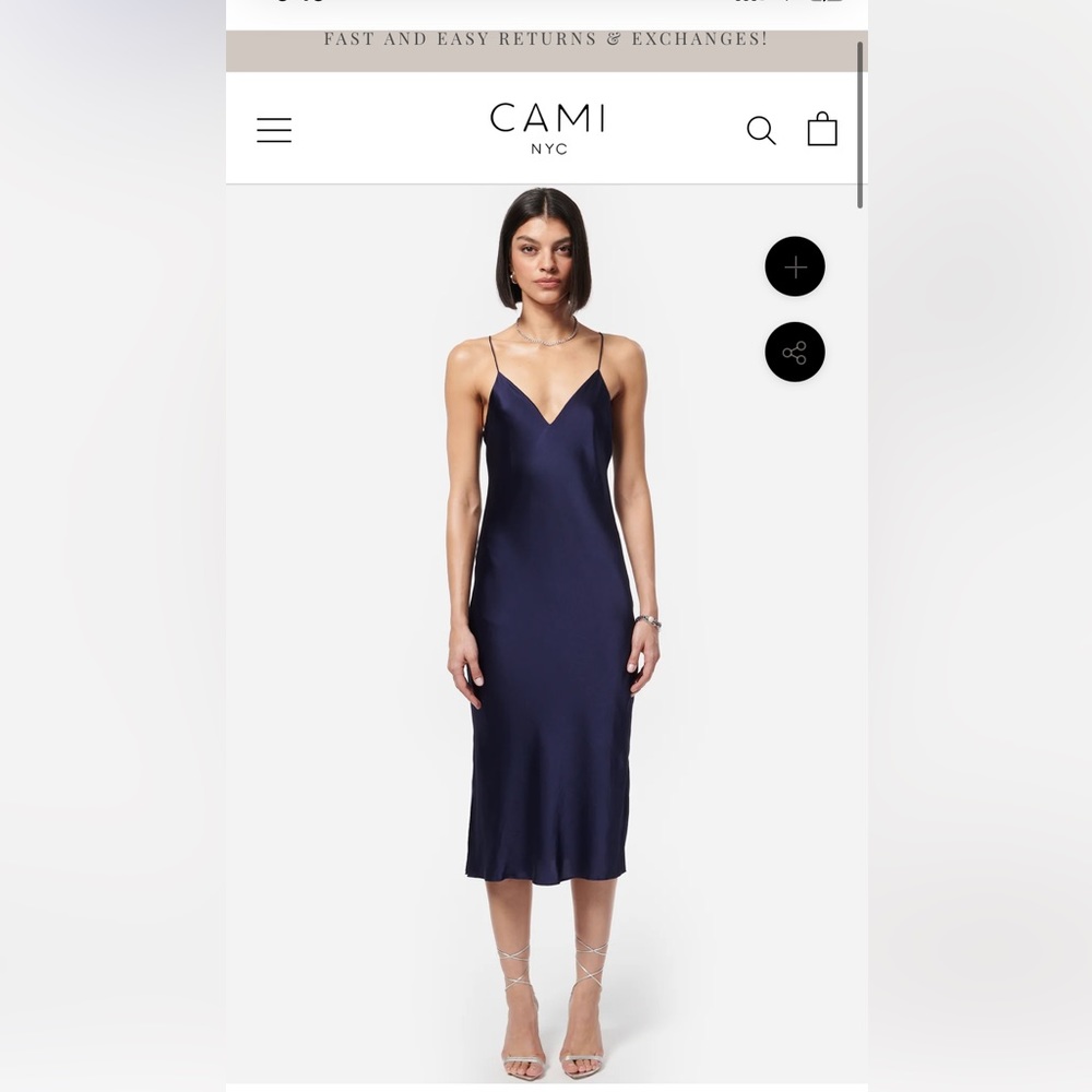 Cami NYC Raven Dress olive green